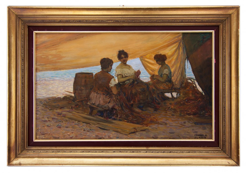 giuseppe grassis: Rammendatrici di reti ad Alassio